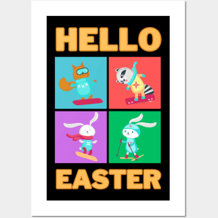 Hello Easter Posters and Art